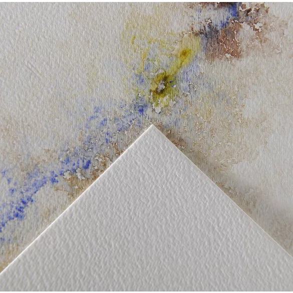 Watercolour Block - Canson Montval 10.5x15.5cm Natural White Cold Pressed 300 GSM Watercolour Paper, Glued on 4 Sides (Block of 12Sheets)