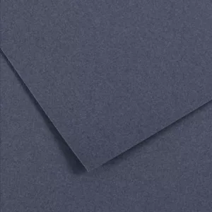 CANSON Vidalon Acid-free Ingres Paper, 100 g/m2, 50x65cm, in Sheets - Dark Blue 71