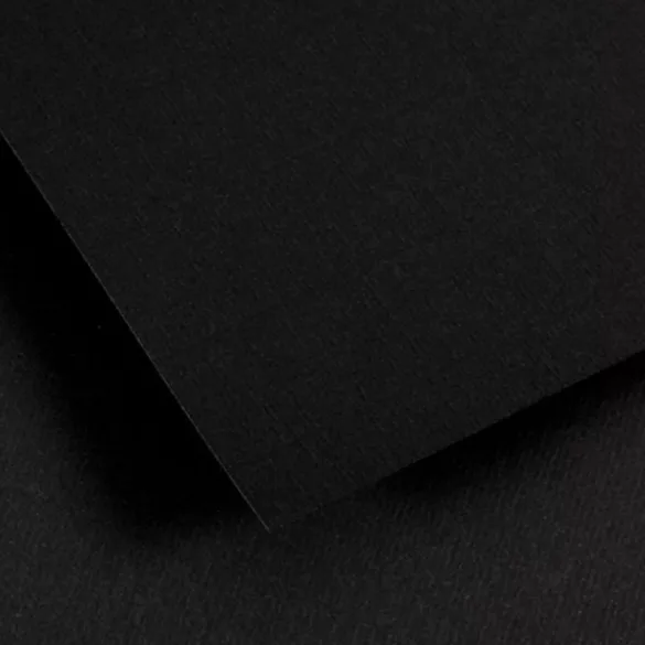 CANSON Vidalon Acid-free Ingres Paper, 100 g/m2, 50x65cm, in Sheets - Black 50