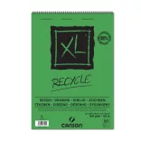 CANSON XL RECYCLE, természetes fehér, újra hasznosított, savmentes rajztömb, röv.old. spirálkötött, mikroperforált 160g/m2 50 ív A3
