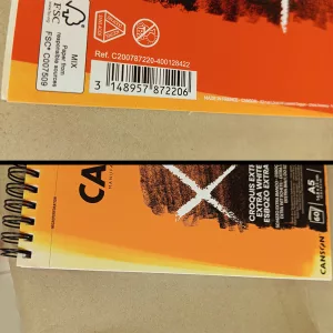 Vázlattömb - CANSON "XL" Croquis 90gr, 120 Sheets Short Side Spiral - A5