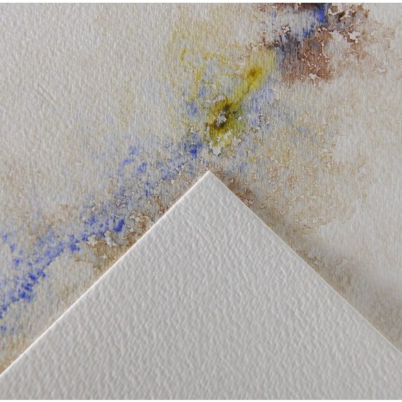 Watercolour Block - Canson Montval 24x32cm Natural White Cold Pressed 270 GSM Watercolour Paper, Glued on 1 Sides (Block of 12 Sheets)