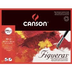 FIGUERAS tömb, savmentes olaj- és akrilfestő vászonjellegű 290g 10 ív 50 x 65