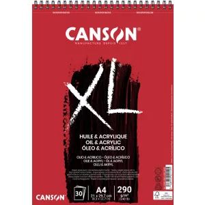 CANSON XL Akriltömb, röv. old. spirálkötött, mikroperforált 300g/m2 30 ív A4