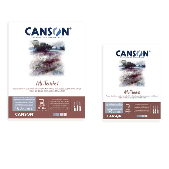 Pastel Pad Fabriano Tiziano Nero - BLACK