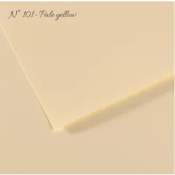   Pasztell- és dekorkarton - Canson Mi-Teintes Art Paper for Drawing and Painting, 160g, A4 - 101 Pale yellow