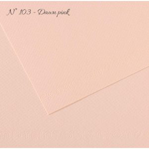 Pasztell- és dekorkarton - Canson Mi-Teintes Art Paper for Drawing and Painting, 160g, A4 - 103 Dawn pink