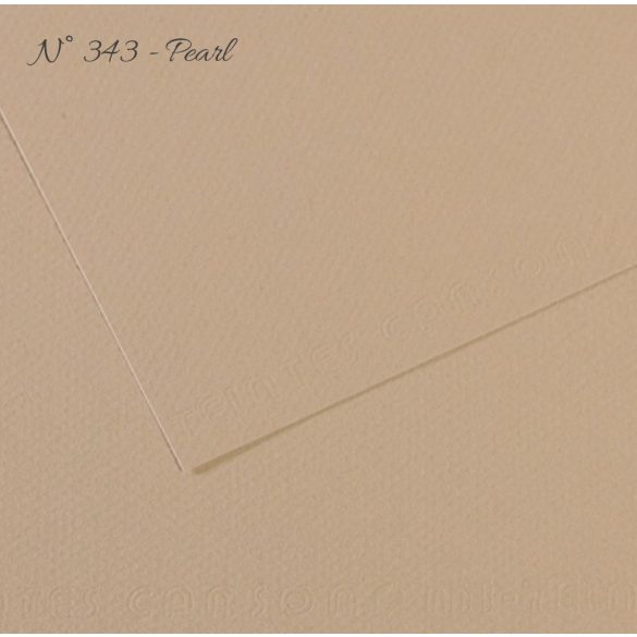 Pasztell- és dekorkarton - Canson Mi-Teintes Art Paper for Drawing and Painting, 160g, A4 - 343 Pearl