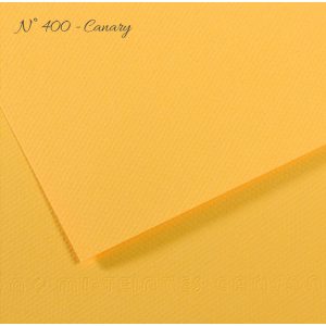 Pasztell- és dekorkarton - Canson Mi-Teintes Art Paper for Drawing and Painting, 160g, A4 - 400 Canary