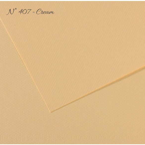 Pasztell- és dekorkarton - Canson Mi-Teintes Art Paper for Drawing and Painting, 160g, A4 - 407 Cream