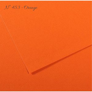 Pasztell- és dekorkarton - Canson Mi-Teintes Art Paper for Drawing and Painting, 160g, A4 - 453 Orange