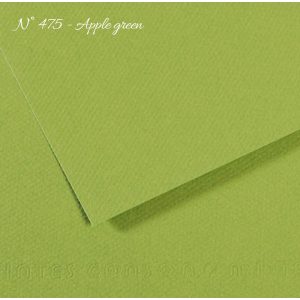 Pasztell- és dekorkarton - Canson Mi-Teintes Art Paper for Drawing and Painting, 160g, A4 - 475 Apple green