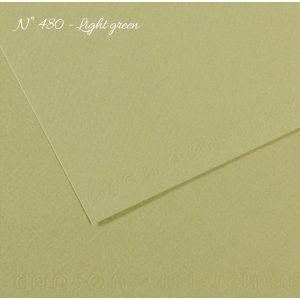 Pasztell- és dekorkarton - Canson Mi-Teintes Art Paper for Drawing and Painting, 160g, A4 - 480 Light green