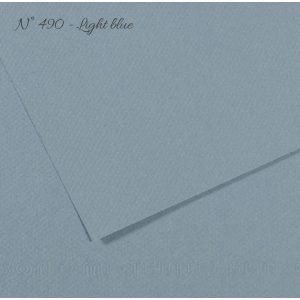 Pasztell- és dekorkarton - Canson Mi-Teintes Art Paper for Drawing and Painting, 160g, A4 - 490 Light blue