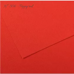   Pasztell- és dekorkarton - Canson Mi-Teintes Art Paper for Drawing and Painting, 160g, A4 - 506 Poppy red