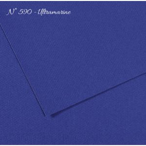 Pasztell- és dekorkarton - Canson Mi-Teintes Art Paper for Drawing and Painting, 160g, A4 - 590 Ultramarine