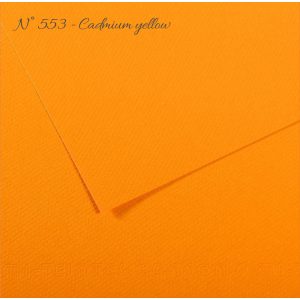 Canson Mi-Teintes Art Paper for Drawing and Painting, 160g, A3 - 553 Cadmium yellow