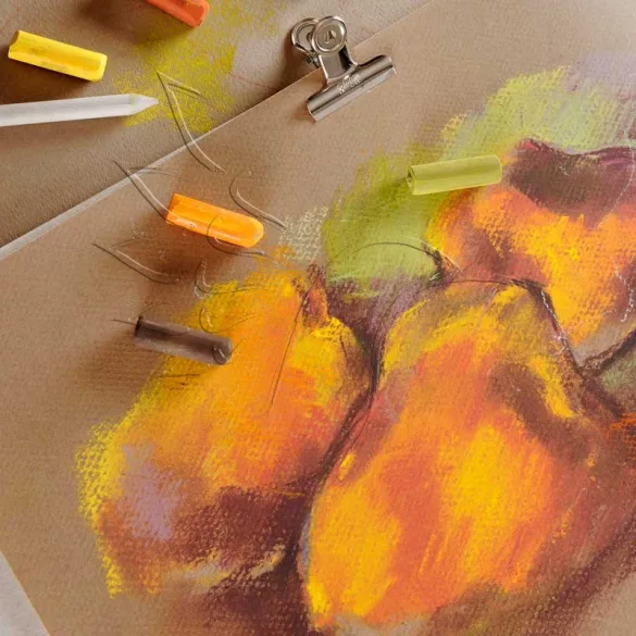 Pasztell- és dekorkarton - Canson Mi-Teintes Art Paper for Drawing and Painting, 160g, A3 - 553 Cadmium yellow