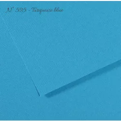   Pasztell- és dekorkarton - Canson Mi-Teintes Art Paper for Drawing and Painting, 160g, A3 - 595 Turquoise blue