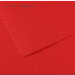  Pasztell- és dekorkarton - Canson Mi-Teintes Art Paper for Drawing and Painting, 160g, A3 - 505 Bright red
