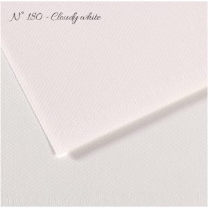 Canson Mi-Teintes Art Paper for Drawing and Painting, 160g, A3 - 180 Cloudy white