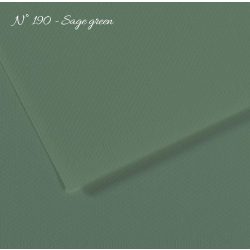   Pasztell- és dekorkarton - Canson Mi-Teintes Art Paper for Drawing and Painting, 160g, A3 - 190 Sage green