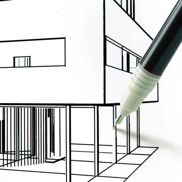 CANSON Illustration Lavis Technique extra fehér, extra síma rajztömb illusztrációhoz és elmosási technikához, rövid old. rag. tollhoz, tintához, 200g 12 ív A4