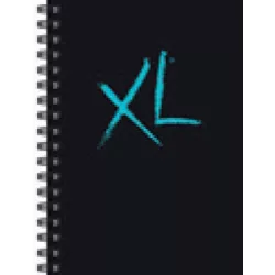   CANSON Books XL MIX MEDIA Rajzkönyv természetes fehér enyhén érdes papír, spirálkötött, fekete borítóval, 300g/m2 40 ív A5