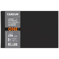  CANSON ArtBook "ONE" Landscape, skickönyv, finom szemcsés papír 100g/m2 98 ív - 14 x 21,6 cm