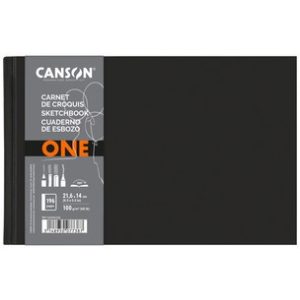 CANSON ArtBook "ONE" Landscape, skickönyv, finom szemcsés papír 100g/m2 98 ív - 14 x 21,6 cm