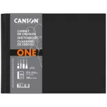 CANSON ArtBook "ONE" Landscape, skickönyv, finom szemcsés papír 100g/m2 98 ív - 21,6 x 27,9 cm