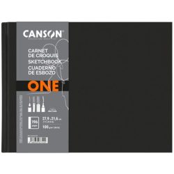   CANSON ArtBook "ONE" Landscape, skickönyv, finom szemcsés papír 100g/m2 98 ív - 21,6 x 27,9 cm