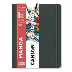   CANSON Graduate Portrait Manga könyv, keménykötésű 200g/m2 40 lap 80 oldal A4