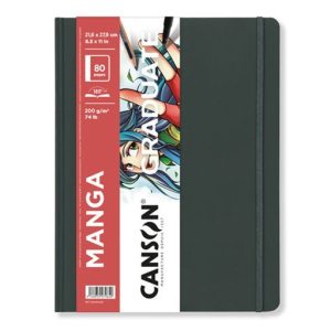 CANSON Graduate Portrait Manga könyv, keménykötésű 200g/m2 40 lap 80 oldal A4