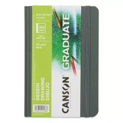   CANSON Graduate Vázlatkönyv, keménykötésű 160 g/m2 52 lap 104 oldal A6