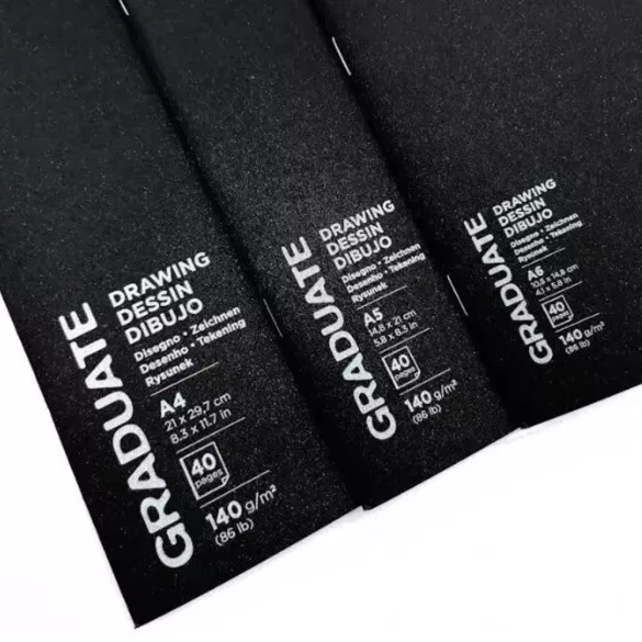 Vázlattömb -Canson Graduate Drawing 40 pages 140g - 21x29.7cm, A4