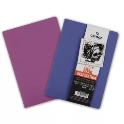 CANSON ArtBooks Inspiration vázlatfüzet, 30 ív,   A5 borító: ultramarin/violet