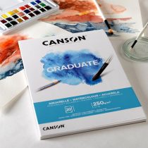 Sketch Book - Canson Graduate Watercolour - 20 sheets, 250gr