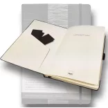 Jegyzettömb, vonalas - Sigel Notebook in bookbinding ~B/5