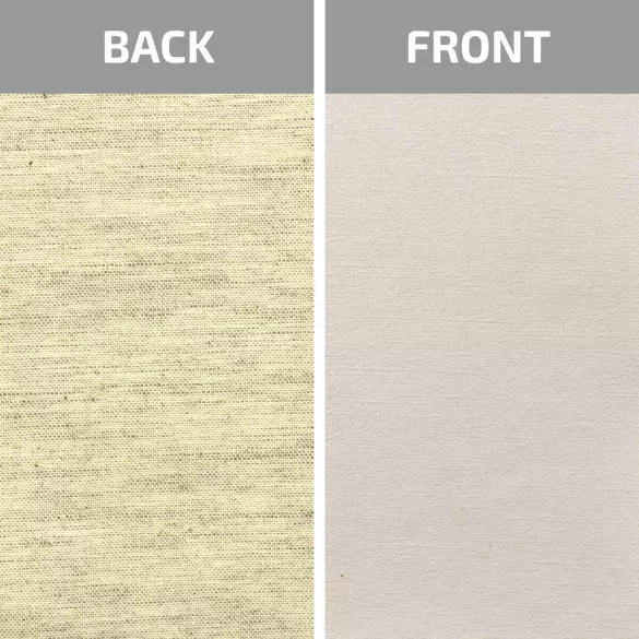 Rósa Gallery keretre feszített festővászon, 350 gr, 100% vászonból, Olaj-emulzióval 4x alapozott - Extra finom felületű, 20 x 20 cm