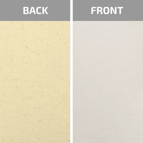 Rósa Studio keretre feszített festővászon, 310 gr, 100% pamutból, kézzel alapozott - Extra finom felületű, 20 x 20 cm