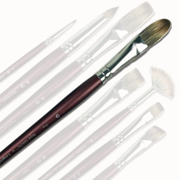 Brush - Royal & Langnickel SableTek Short Handle Filbert brush - 10