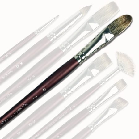 Brush - Royal & Langnickel SableTek Short Handle Filbert brush - 2
