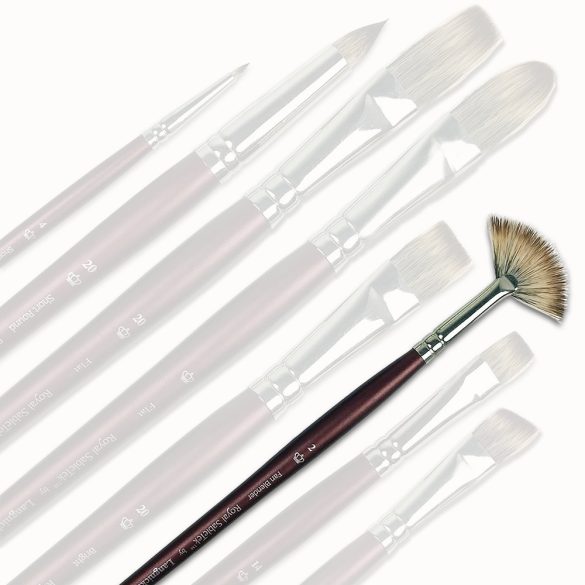 Brush - Royal & Langnickel SableTek Short Handle Fan Blender brush - 4