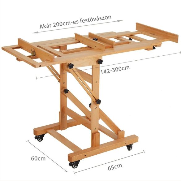 MEEDEN Classic Heavy Duty H-Frame Easel Extra Large