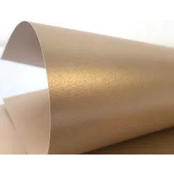   Metálfényű papír - 120gr, kétoldalas - 50 lap/csomag - Rózsaarany