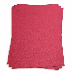   Metálfényű papír - 120gr, kétoldalas - 50 lap/csomag - Tűzvörös