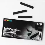 Mungyo Studio Soft Pastels for Artists, Earth Tones 12pcs - HASÁB