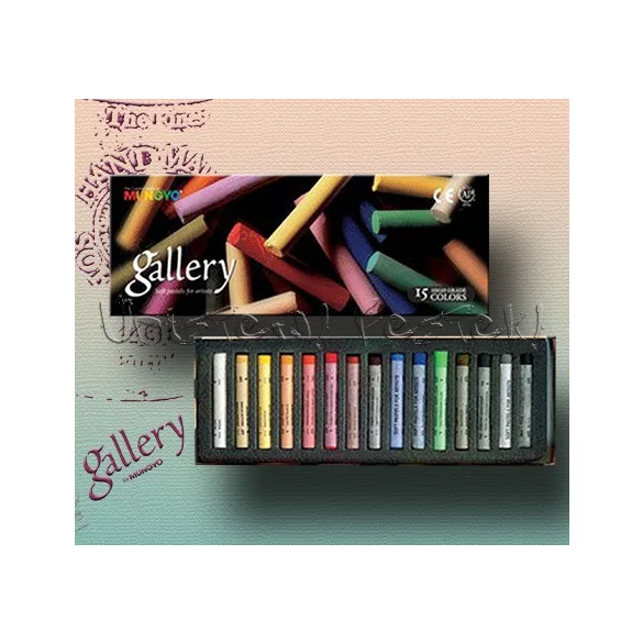 Pasztellkréta készlet - Mungyo Gallery HENGERES Soft pastels for artists - KÜLÖNBÖZŐ KISZERELÉSBEN