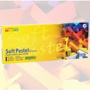 Mungyo Studio Soft Pastels, Mini Chalk for Artists 32pcs